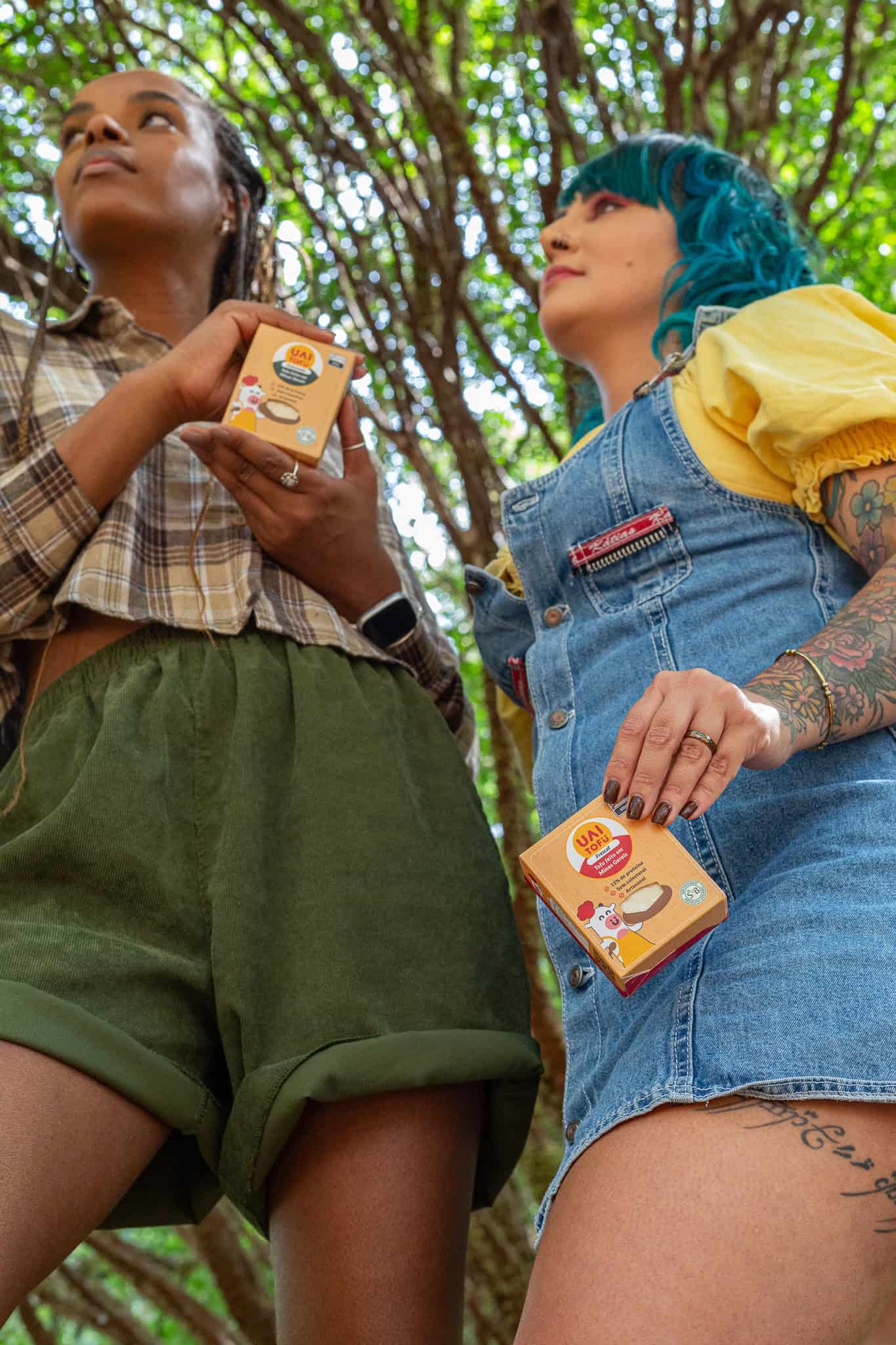 Tofu de montão: UAI Tofu Defumado (3 unidades) + UAI Tofu Frescal (2 unidades)